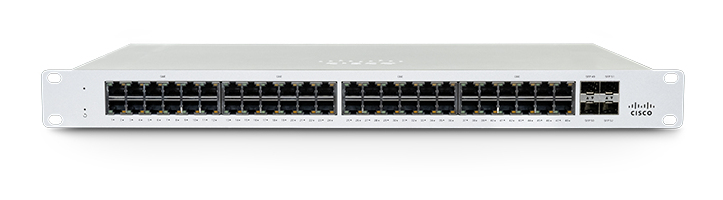 MS130-48X - Configurable - switch - Managed - 40 x 10/100/1000Base-T + 8 x 2.5GBase-T + 4 x 10 Gigabit SFP+ (uplink) - rack-mountable - PoE+ (740 W) thumbnail