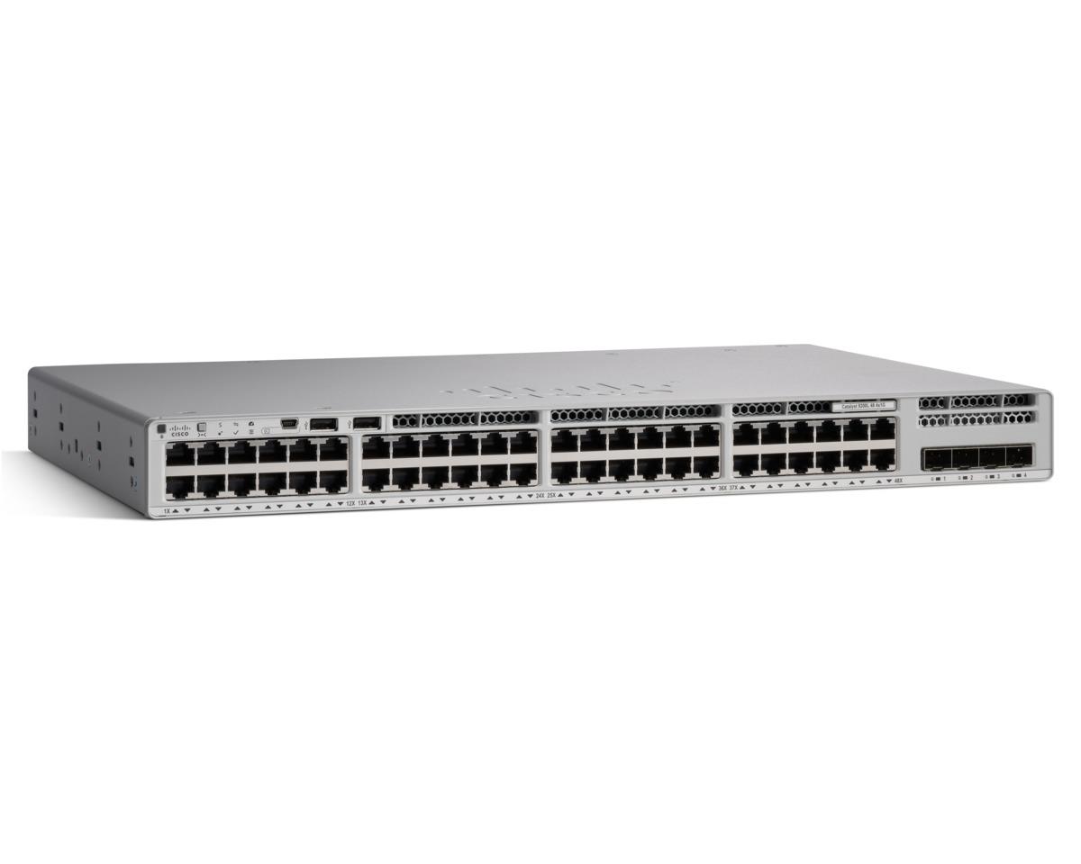 EU Product - - Catalyst 9200 - Network Advantage - Switch - L3 - Smart - 48 x 10/100/1000 (PoE+) an Rack montierbar thumbnail