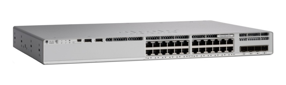 Cisco Catalyst 9200 - Switch - L3 - Managed - 24 x 10/100/1000 - rack-mountable thumbnail