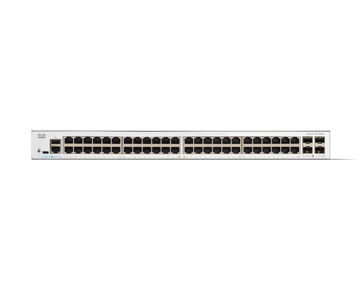 Switch - L3 - Managed - 48 x 10/100/1000Base-T + 4 x 1 Gigabit SFP+ - rack-mountable thumbnail