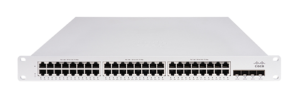 MS150 48LP-4G - Switch - Managed - 48 x 10/100/1000 (PoE+) + 4 x 10Gb Ethernet SFP+ - rack-mountable - PoE+ (370 W) - for P/N: MA-CBL-100G-1M, MA-CBL-100G-3M, MA-CBL-100G-50CM, MA-SFP-10GB-ER, MA-SFP-10GB-ZR thumbnail