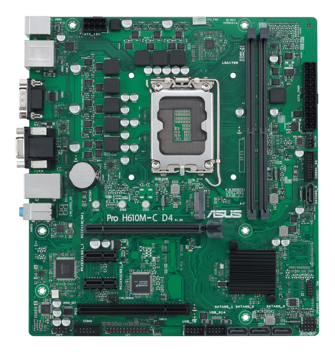 PRO H610M-C D4-CSM S1700 Motherboard thumbnail