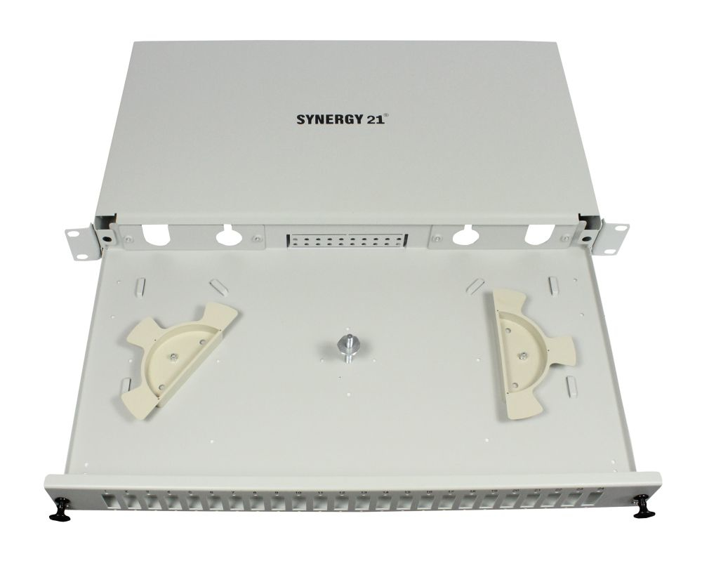 EU Product - LWL-Patchpanel fr 24xSC-Duplex/LC-Quad-Buchsen 19