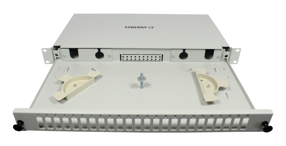 EU Product - LWL-Patchpanel fr 24xSC-Duplex/LC-Quad-Buchsen 19