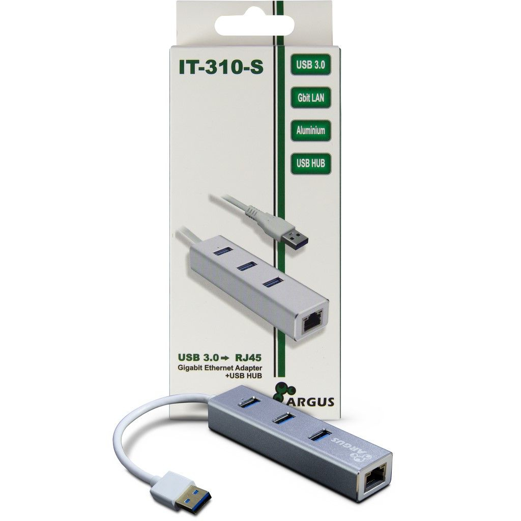 EU Product - LAN-Adapter Argus IT-310-S USB-A Gigabit Ethernet thumbnail