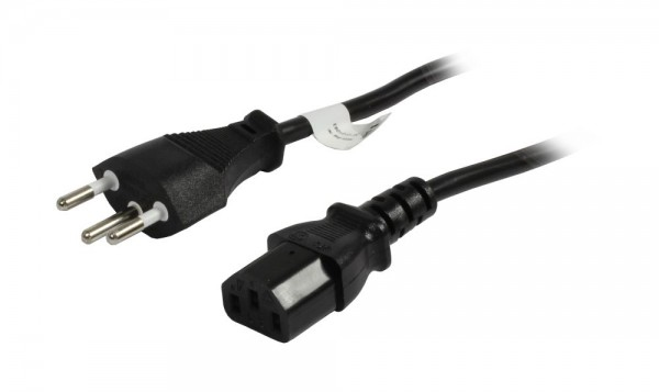 EU Product - Netzkabel 230V Schweiz Stecker J12/Kaltgerte IEC-C13 Buchse - Cable - Current/Power Supply thumbnail