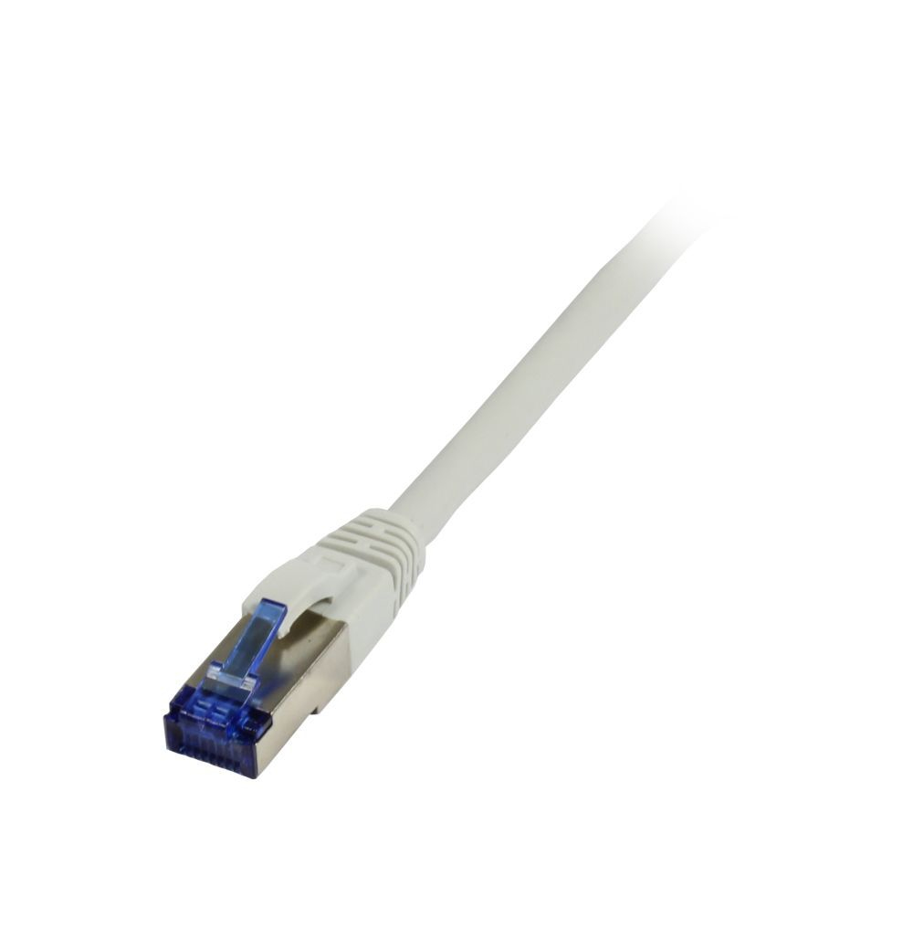 EU Product - Patchkabel RJ45 Cat6a 500Mhz grau S-STP S/FTP TPE/LSZH Superflex AWG26 - Cable - Network thumbnail