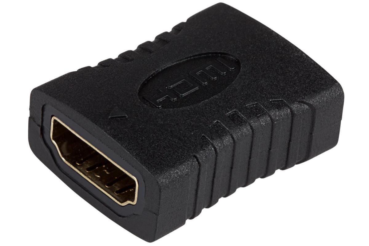 HDMI Female to HDMI Female Coupler Adapter Black thumbnail