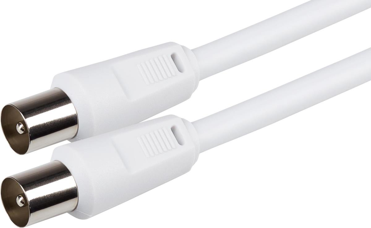RF Male to RF Male Connector TV Aerial Coaxial Cable - 10m thumbnail