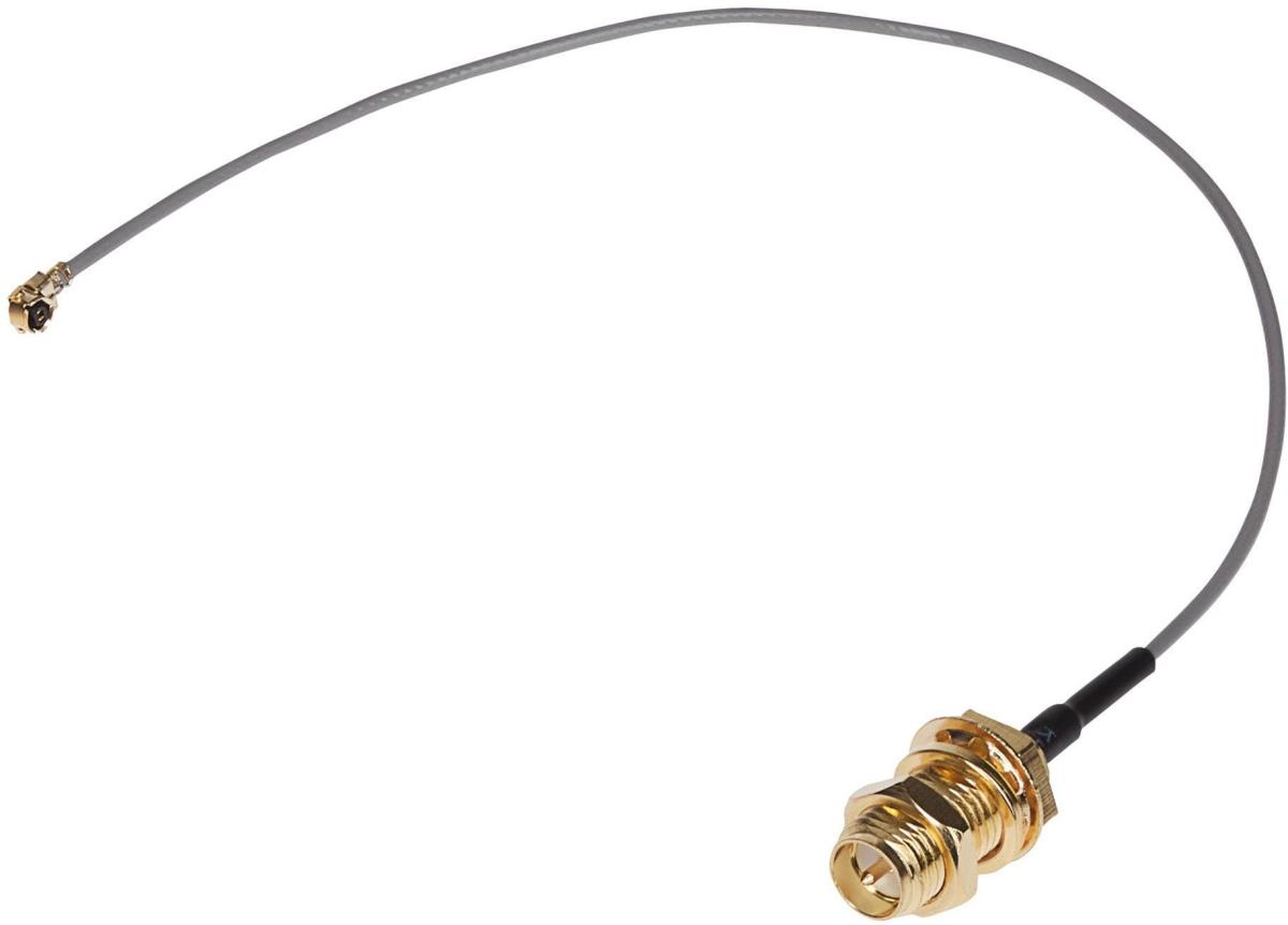 IPAX/U.FL Male to SMA Female Antenna Lead Cable - 0.15m thumbnail
