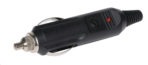 12V Cigarette Lighter Plug with LED Power Indicator & Strain Relief thumbnail