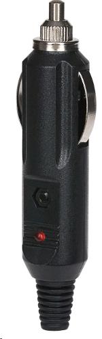 12V Cigarette Lighter Plug with LED Power Indicator & Strain Relief thumbnail