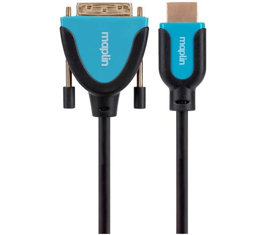 DVI-D Dual Link 24 + 1 Pin to HDMI Cable 3m Black thumbnail