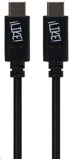 'Maplin USB-C to USB-C Cable Braided V3.2 Gen2 10Gbps 100W PD Charge and Data Transfer 1m thumbnail