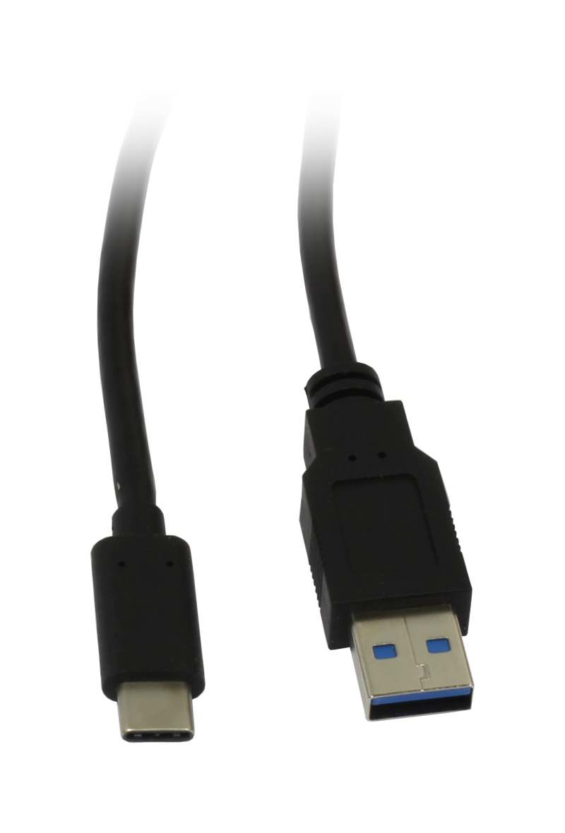 EU Product - Kabel USB C St> A USB3.1 schwarz 10G/3A Gen 2 - Cable - Digital thumbnail