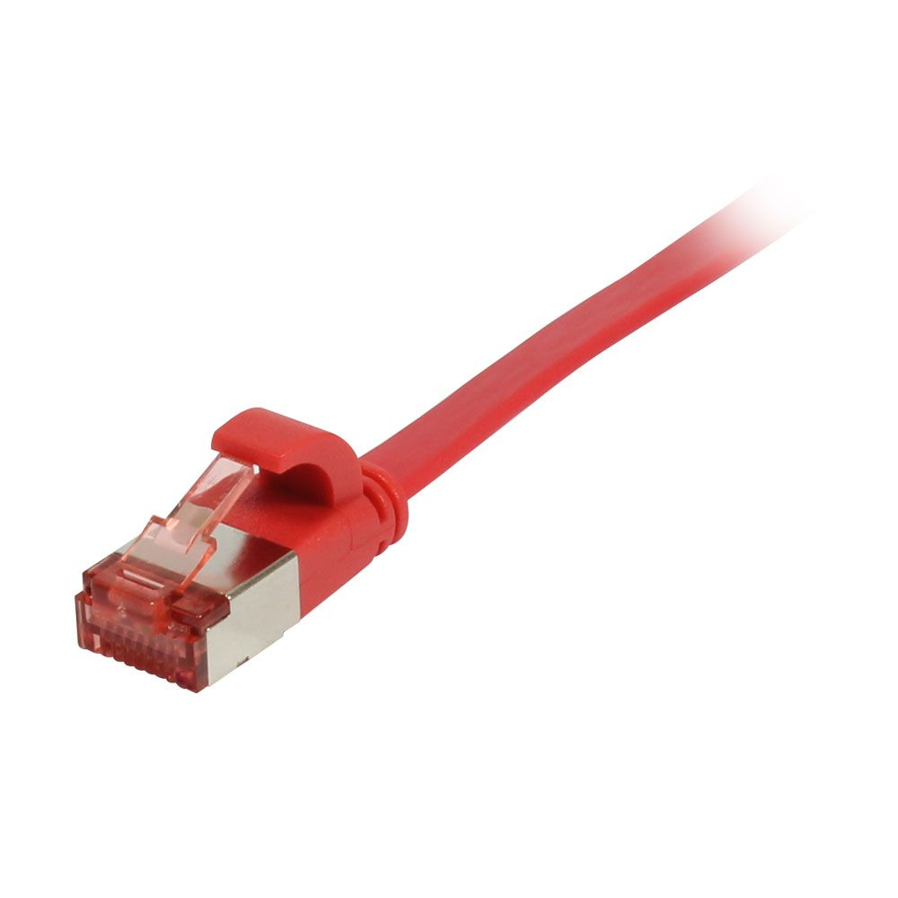 EU Product - Patchkabel RJ45 Cat6 250Mhz rot FTP U/FTP TPE Superflex - Cable - Digital thumbnail