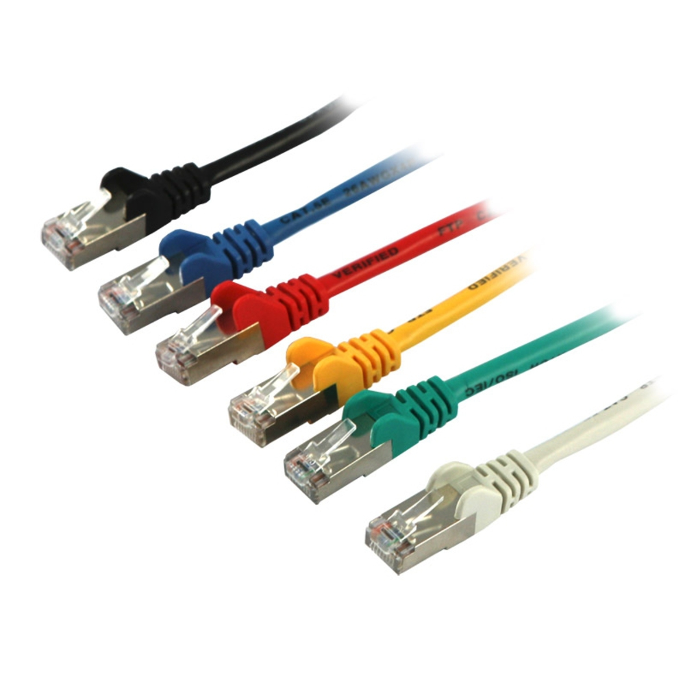 EU Product - Patchkabel RJ45 CAT5e 100Mhz rot S-FTP SF/UTP - Cable - Network thumbnail