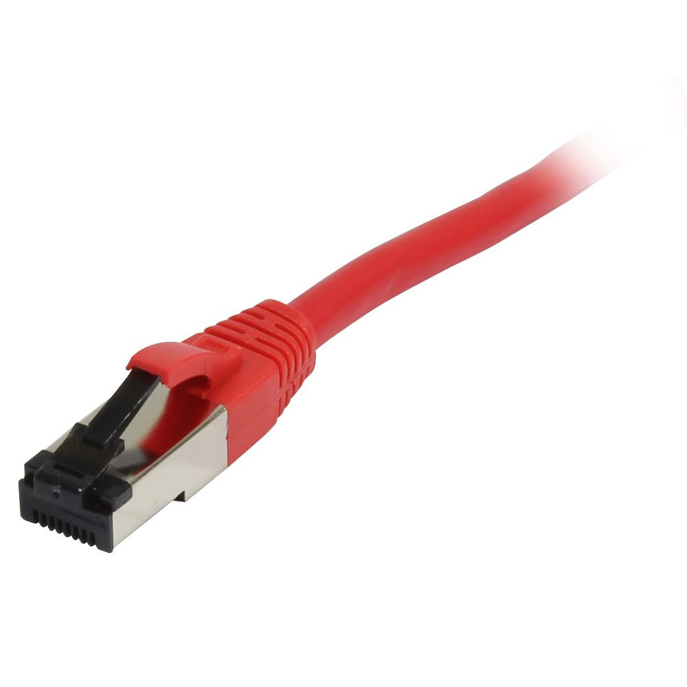 EU Product - Patchkabel RJ45 Cat8.1 2000Mhz rot S-STP S/FTP TPE Ultra SuperFlex - Cable - Network thumbnail
