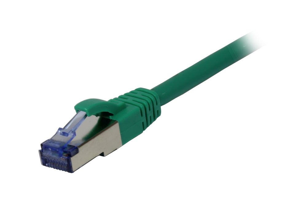 EU Product - Patchkabel RJ45 Cat6a 500Mhz gruen S-STP S/FTP Komponent getestet GHMT - Cable - Network thumbnail