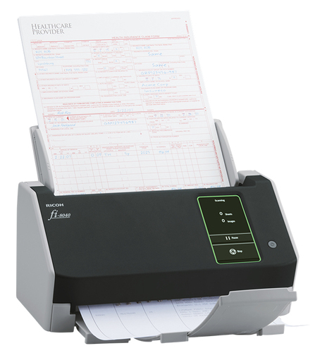 EU Product - fi-8040 - Scanner documenti - CIS duale - Duplex - 216 x 355.6 mm - 600 dpi x 600 dpi - fino a 40 ppm (mono)/fino a 40 ppm (colore) - ADF (Alimentatore automatico documenti) (50 fogli) - fino a 6000 scansioni al giorno - USB 3.2 Gen 1, Gigabi thumbnail