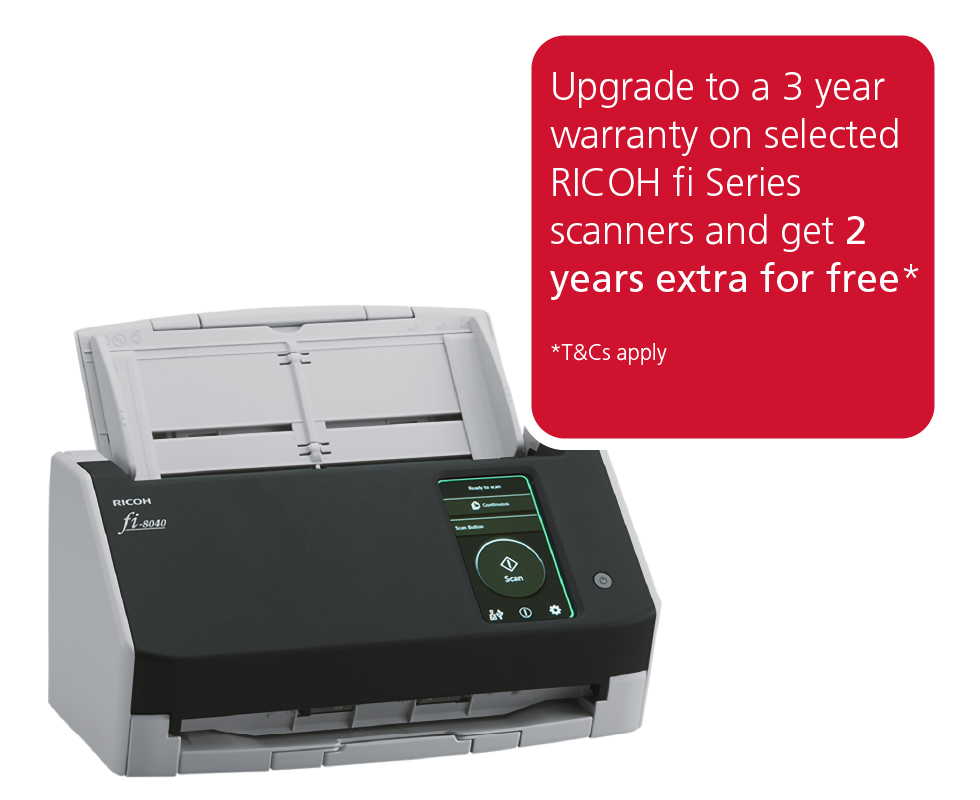EU Product - fi-8040 - Scanner documenti - CIS duale - Duplex - 216 x 355.6 mm - 600 dpi x 600 dpi - fino a 40 ppm (mono)/fino a 40 ppm (colore) - ADF (Alimentatore automatico documenti) (50 fogli) - fino a 6000 scansioni al giorno - USB 3.2 Gen 1, Gigabi thumbnail