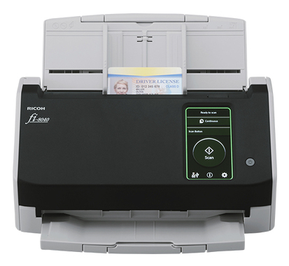 EU Product - fi-8040 - Scanner documenti - CIS duale - Duplex - 216 x 355.6 mm - 600 dpi x 600 dpi - fino a 40 ppm (mono)/fino a 40 ppm (colore) - ADF (Alimentatore automatico documenti) (50 fogli) - fino a 6000 scansioni al giorno - USB 3.2 Gen 1, Gigabi thumbnail