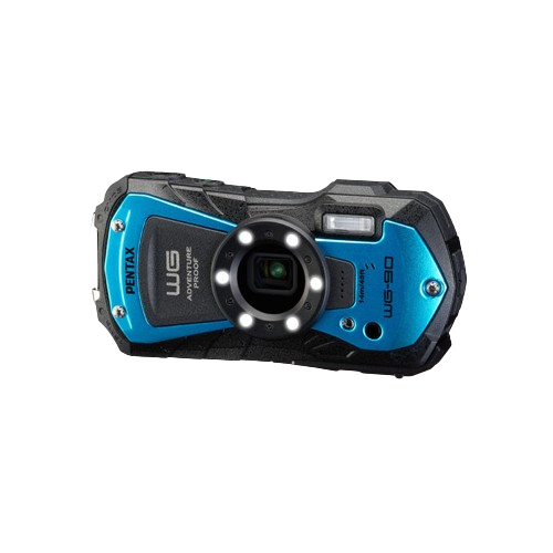 WG-90 16MP 5x Zoom Tough Compact Camera - Blue - Camera Only thumbnail
