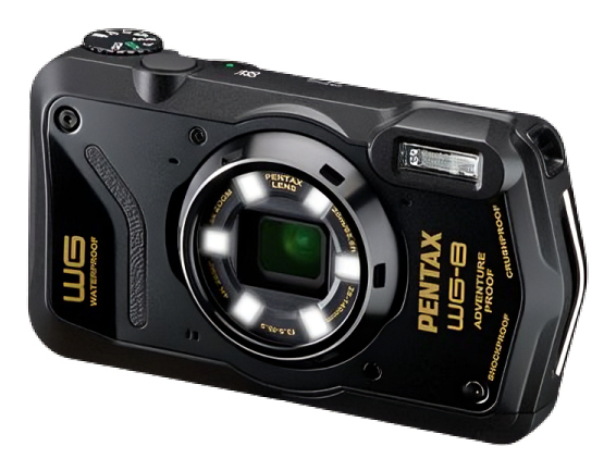 WG-8 20MP 5x Zoom Tough Compact Camera - Black - Camera Only thumbnail
