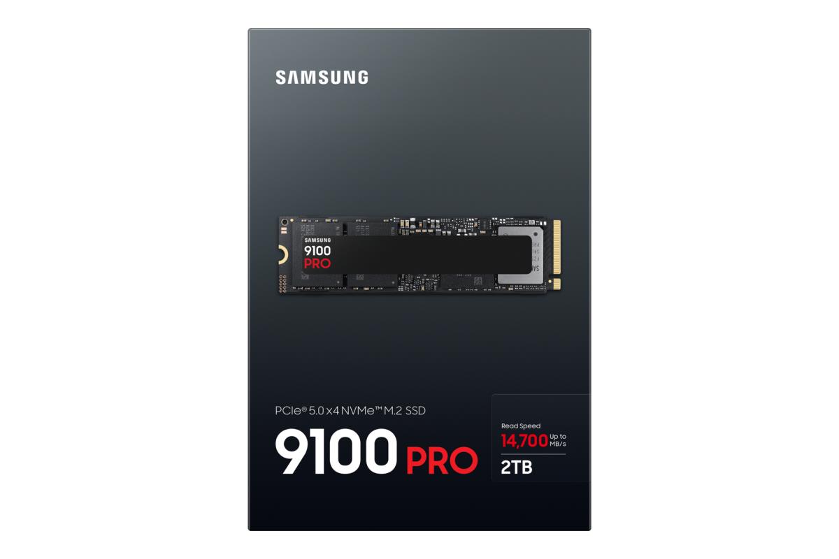 EU Product - 9100 Pro Ssd NVMe m.2 PCIe 5.0 thumbnail