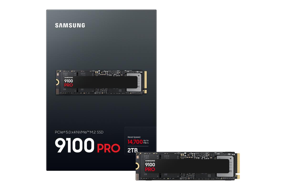 EU Product - 9100 Pro Ssd NVMe m.2 PCIe 5.0 thumbnail