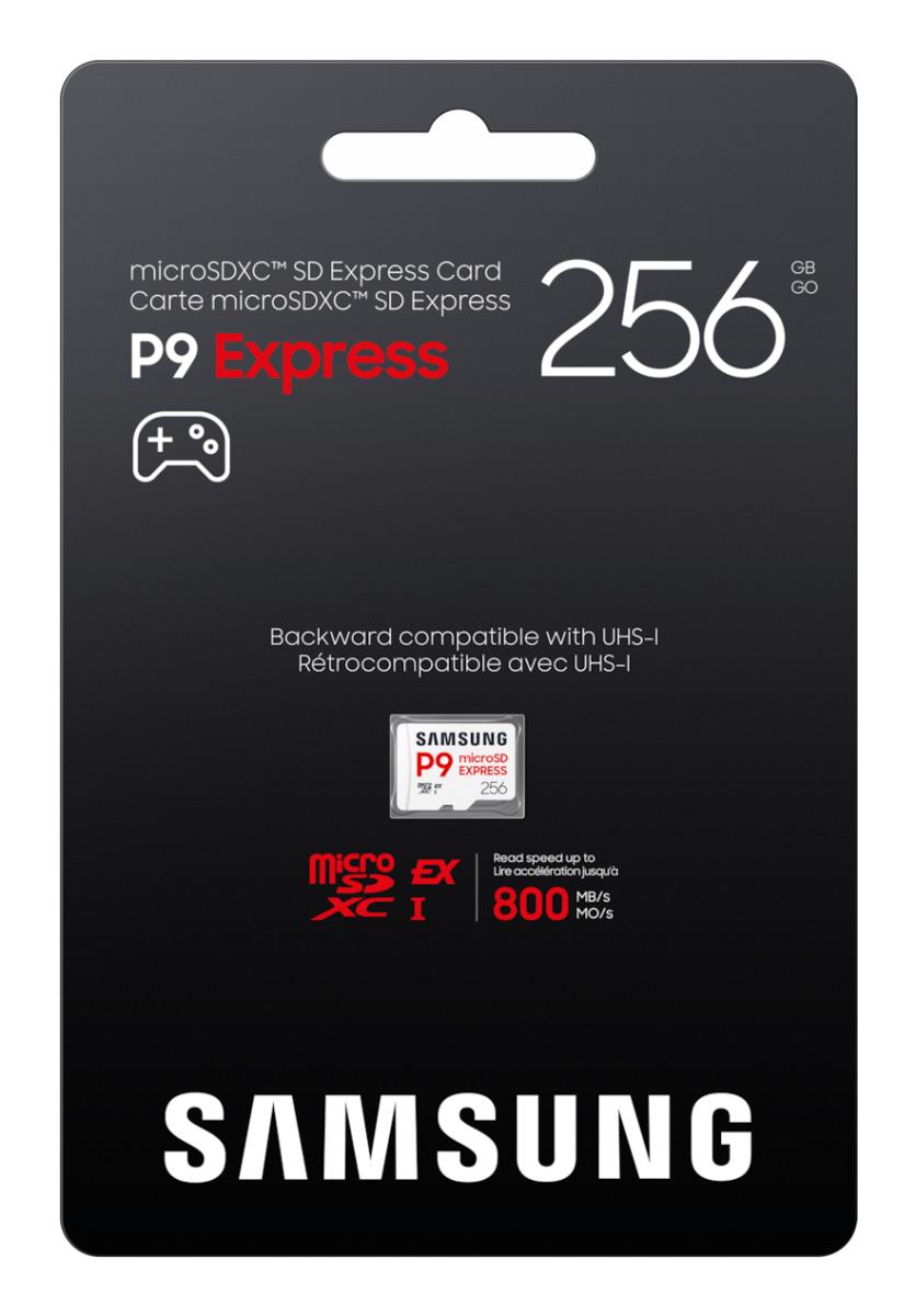 P9 Express MB-MK256T - Flash memory card - 256 GB - A1 / Video Class V30 / UHS-I U3 - microSDXC Express - white thumbnail