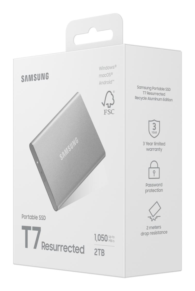 PortableSSD T7 Resurrected USB3.2 Gen2 2TB thumbnail