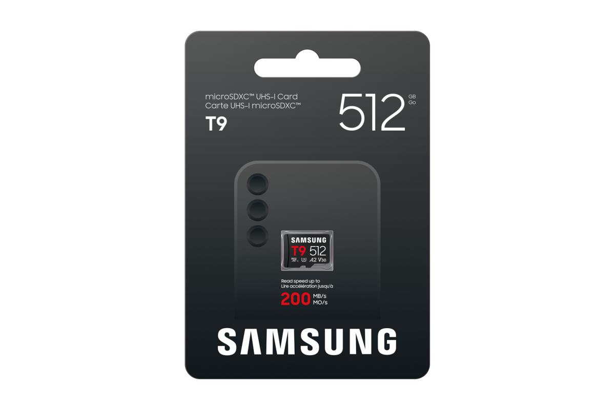 512GB Samsung T9 microSD Card thumbnail