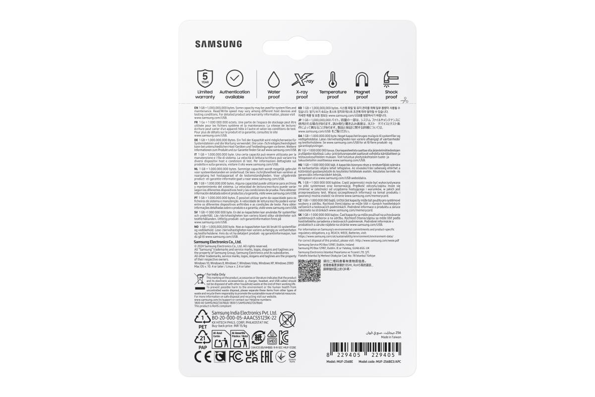 EU Product - Usb 3.1 Bar Plus/s Muf-256BE3/APC - USB-Stick - 256 GB thumbnail