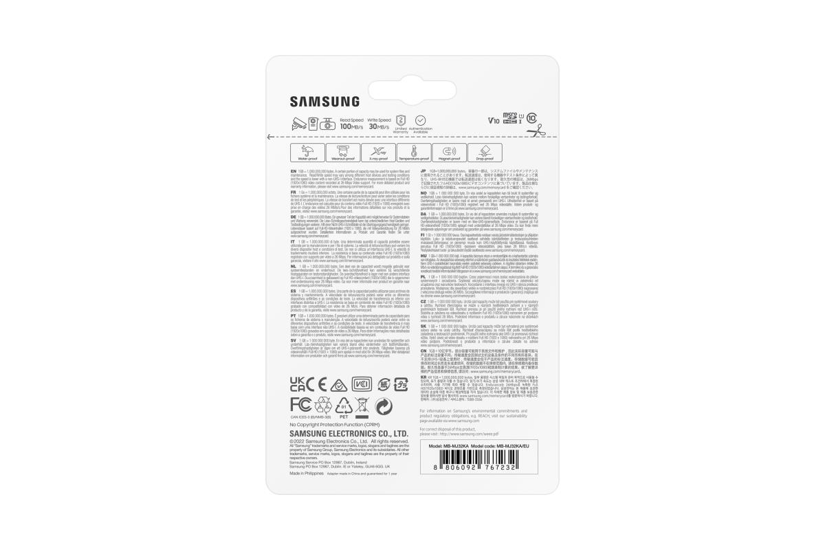 EU Product - PRO Endurance MicroSDHC - High Capacity SD (MicroSDHC) thumbnail