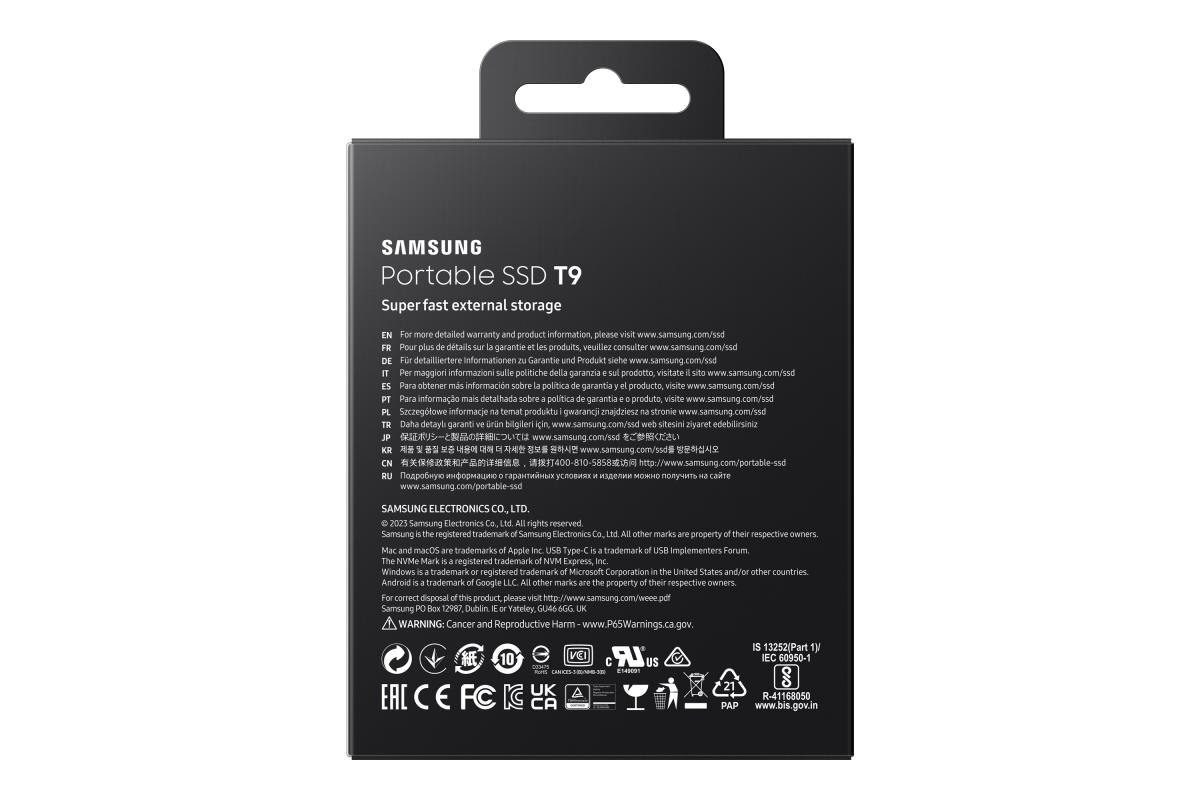 Portable SSD T9 1TB Black thumbnail