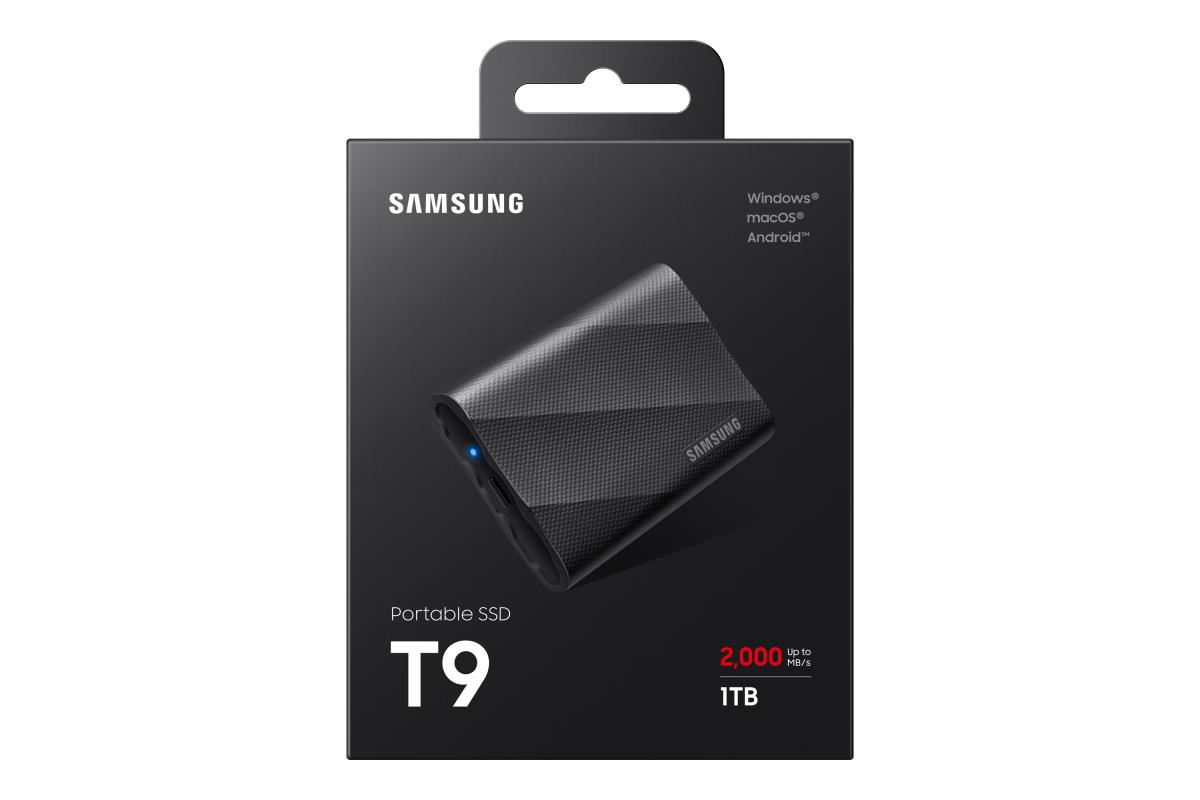 Portable SSD T9 1TB Black thumbnail