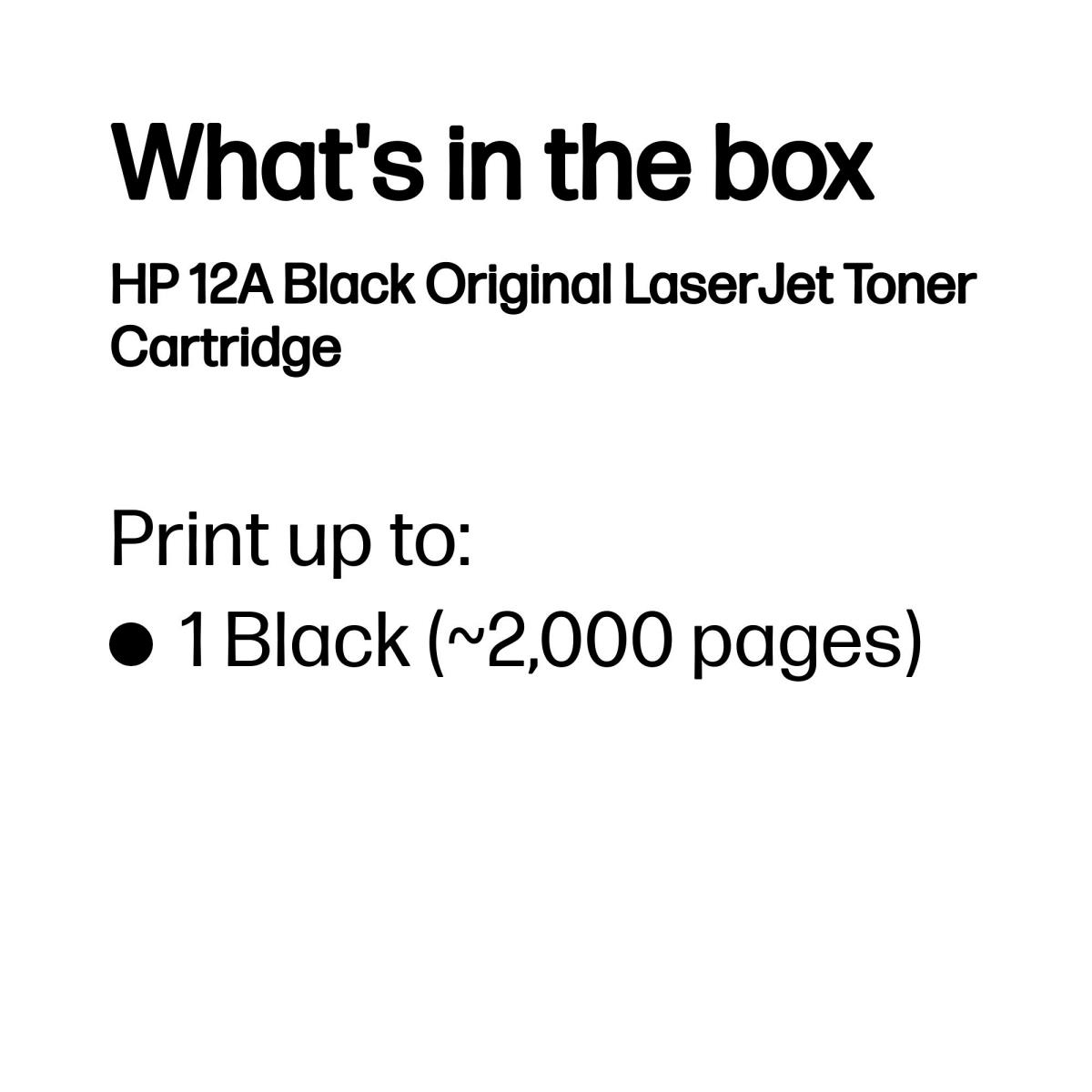 EU Product - Toner HP 12A / Q2612A Black thumbnail
