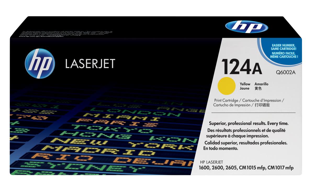 EU Product - Toner HP 124A / Q6002A Yellow thumbnail