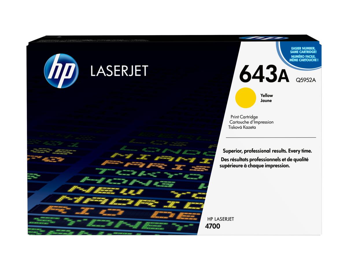 EU Product - Toner HP 643A / Q5952A Yellow thumbnail