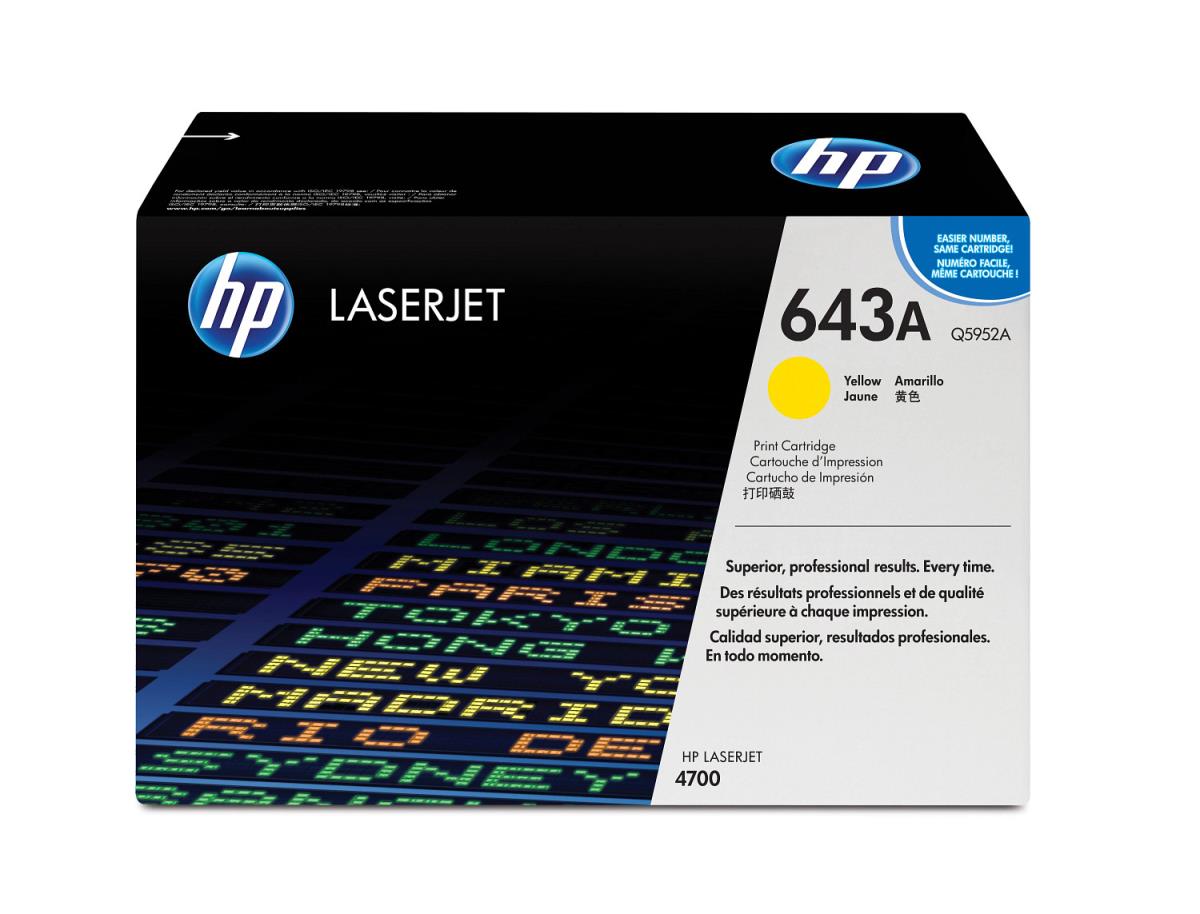 EU Product - Toner HP 643A / Q5952A Yellow thumbnail