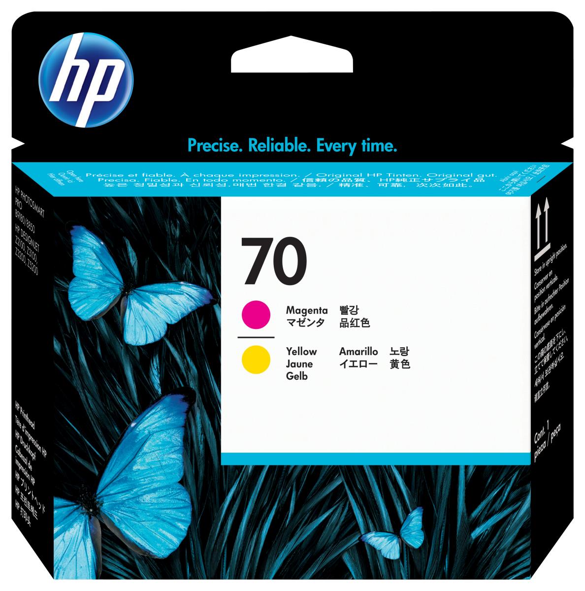 HP 70 MAGENTA & YELLOW PHOTO thumbnail