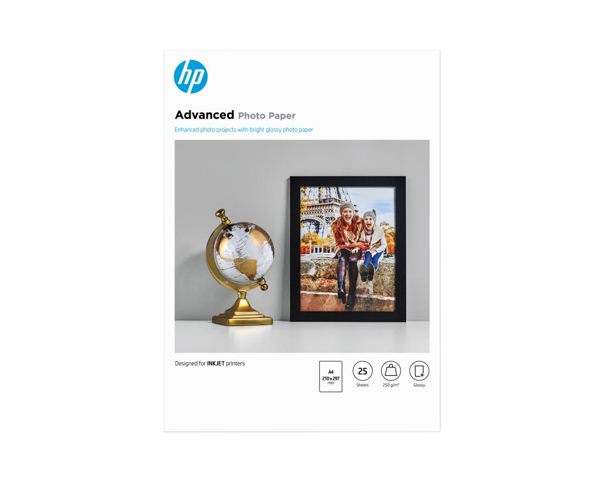 HP ADV GLOSSY PHOTO PAPER 250G A4 25 thumbnail