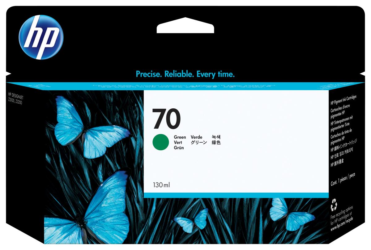 HP 70 130 ML GREEN INK CARTRIDGE thumbnail
