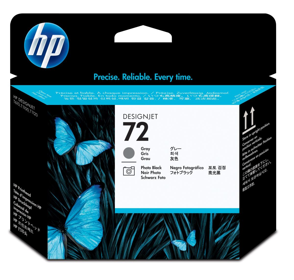 HP 72 GREY AND PHOTO BLACK PRINTHEAD thumbnail
