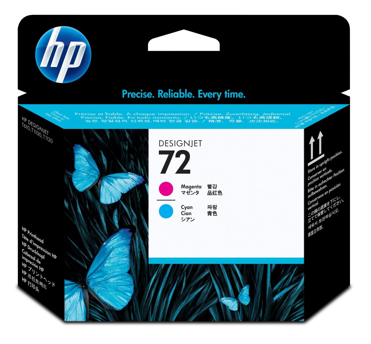 HP 72 MAGENTA AND CYAN thumbnail