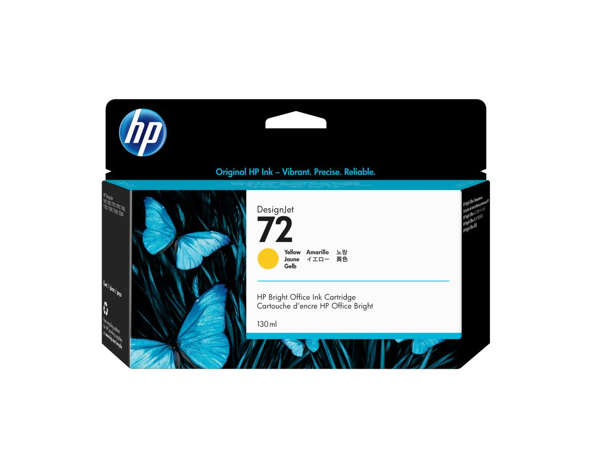 HP 72 YELLOW INK CARTRIDGE thumbnail