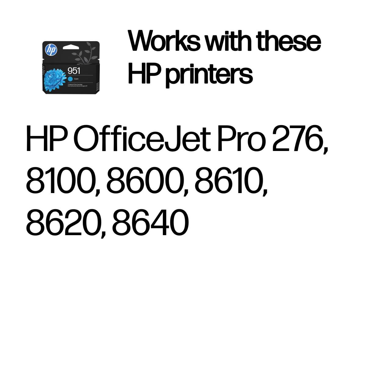 951 CYAN OFFICEJET INK CART thumbnail