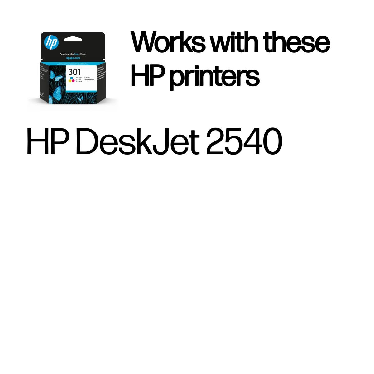 HP 301 TRI-COLOR INK CARTRIDGE thumbnail