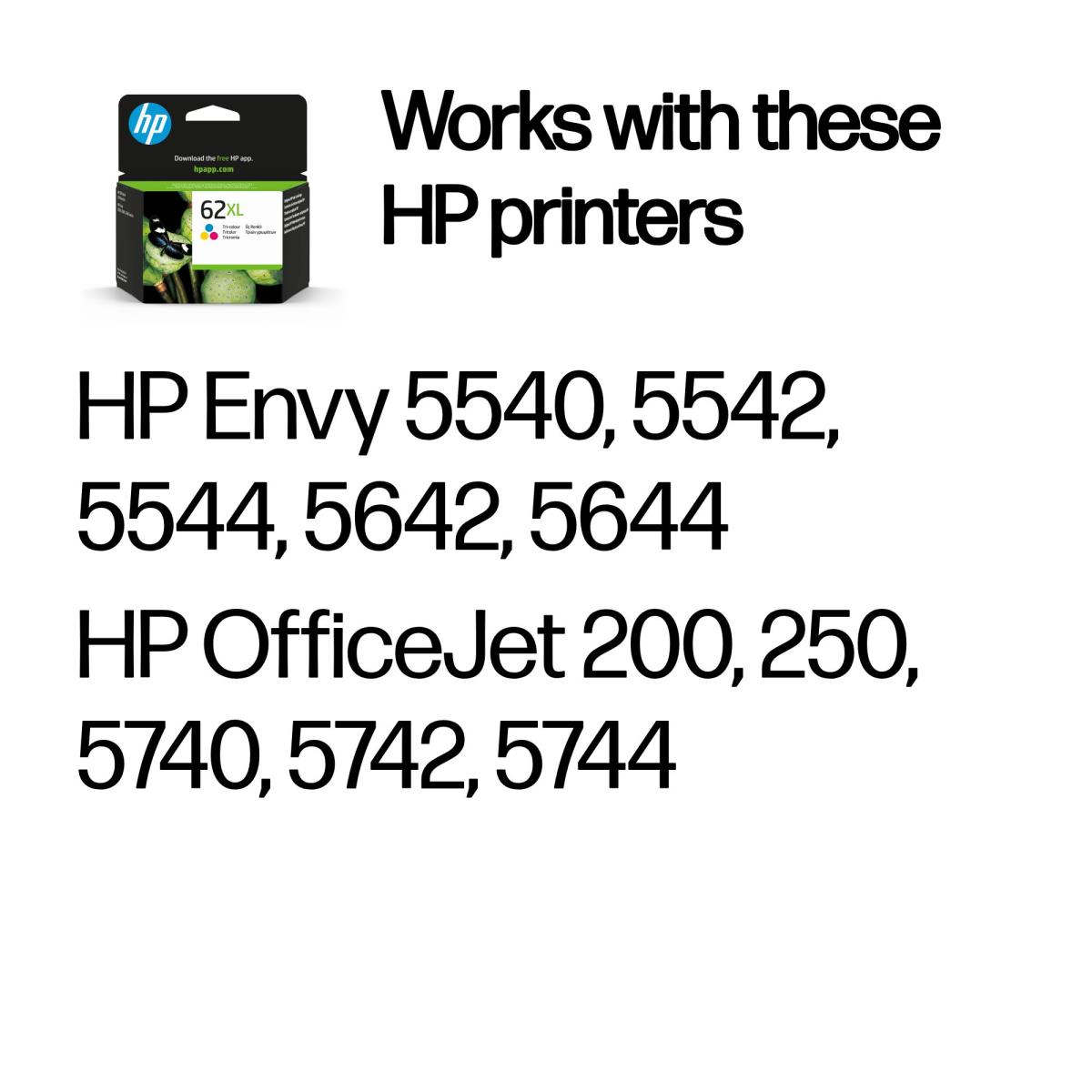 HP 62XL TRI-COLOR INK CARTRIDGE thumbnail